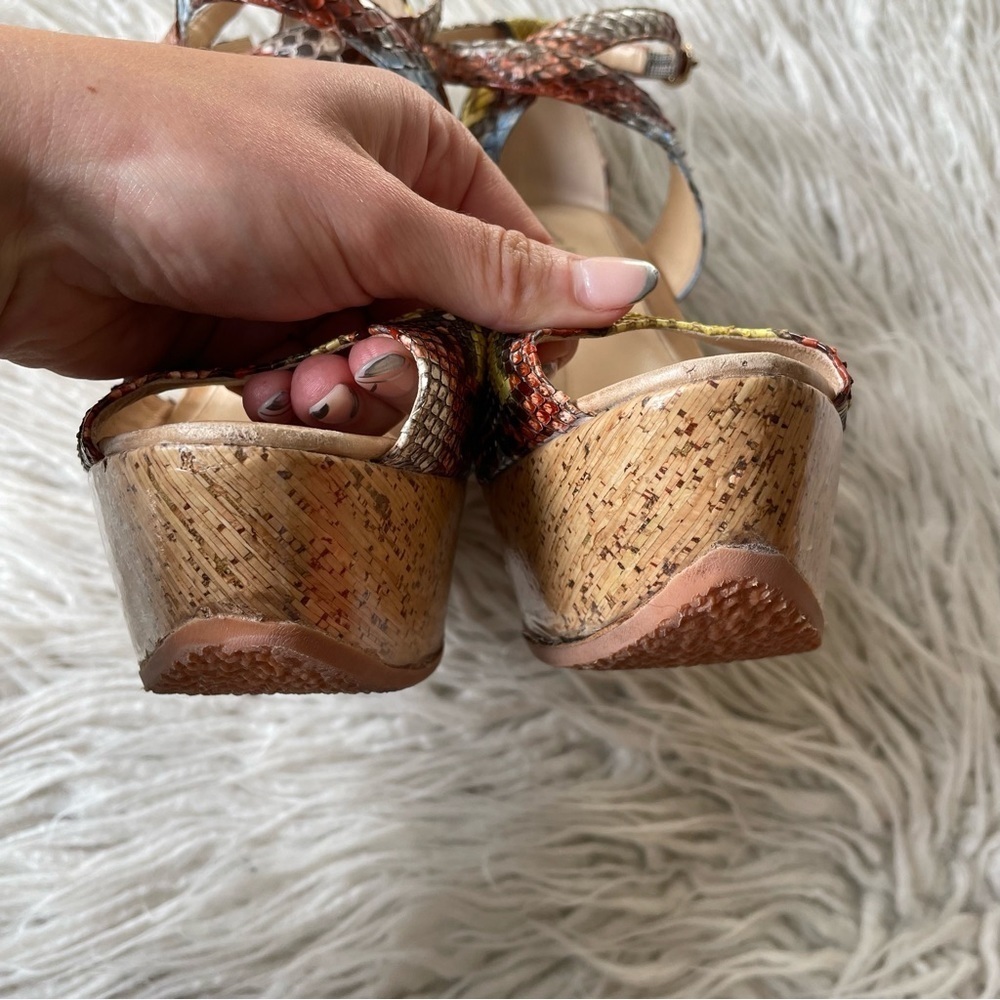 Alexandre Birman Python Snakeskin Animal Print Co… - image 4